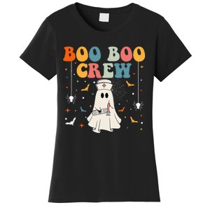 Boo Boo Crew For Cna Er Rn Lpn Funny Halloween Nurse Women's T-Shirt