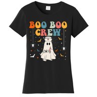 Boo Boo Crew For Cna Er Rn Lpn Funny Halloween Nurse Women's T-Shirt