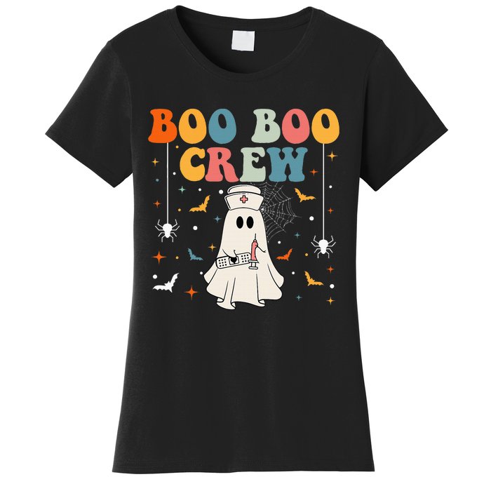 Boo Boo Crew For Cna Er Rn Lpn Funny Halloween Nurse Women's T-Shirt