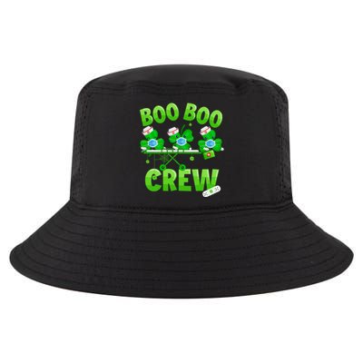 Boo Boo Crew Nurse St Patrick's Day Shamrock Face Mask Nurse Funny Gift Cool Comfort Performance Bucket Hat