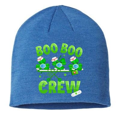 Boo Boo Crew Nurse St Patrick's Day Shamrock Face Mask Nurse Funny Gift Sustainable Beanie