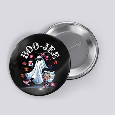 Boujee Boojee Costume Ghost Spooky Season Cute Halloween Button