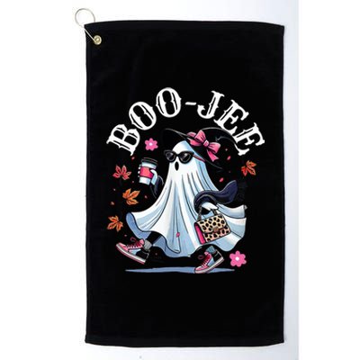 Boujee Boojee Costume Ghost Spooky Season Cute Halloween Platinum Collection Golf Towel