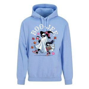 Boujee Boojee Costume Ghost Spooky Season Cute Halloween Unisex Surf Hoodie