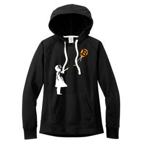 Bitcoin Balloon Cryptocurrency Women's Fleece Hoodie