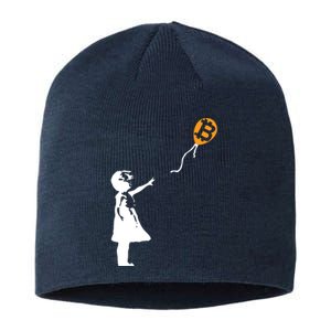 Bitcoin Balloon Cryptocurrency Sustainable Beanie