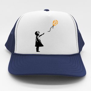 Bitcoin Balloon Cryptocurrency Trucker Hat