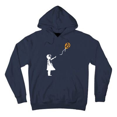 Bitcoin Balloon Cryptocurrency Tall Hoodie