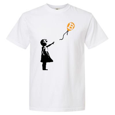 Bitcoin Balloon Cryptocurrency Garment-Dyed Heavyweight T-Shirt