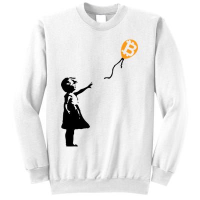 Bitcoin Balloon Cryptocurrency Sweatshirt