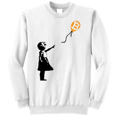 Bitcoin Balloon Cryptocurrency Sweatshirt