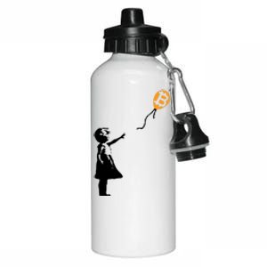 Bitcoin Balloon Cryptocurrency Aluminum Water Bottle