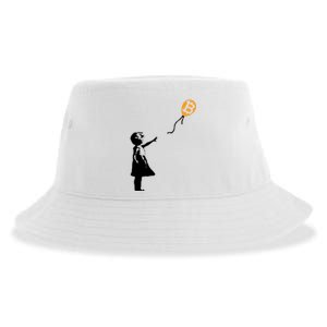 Bitcoin Balloon Cryptocurrency Sustainable Bucket Hat