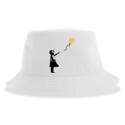 Bitcoin Balloon Cryptocurrency Sustainable Bucket Hat