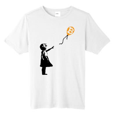 Bitcoin Balloon Cryptocurrency Tall Fusion ChromaSoft Performance T-Shirt