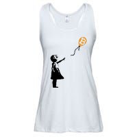 Bitcoin Balloon Cryptocurrency Ladies Essential Flowy Tank