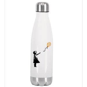 Bitcoin Balloon Cryptocurrency Stainless Steel Insulated Water Bottle