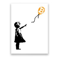 Bitcoin Balloon Cryptocurrency Poster