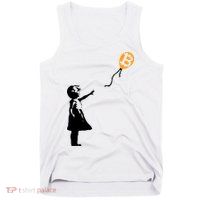 Bitcoin Balloon Cryptocurrency Tank Top