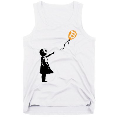 Bitcoin Balloon Cryptocurrency Tank Top