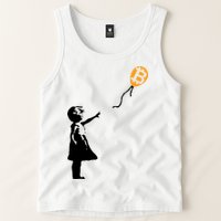 Bitcoin Balloon Cryptocurrency Tank Top