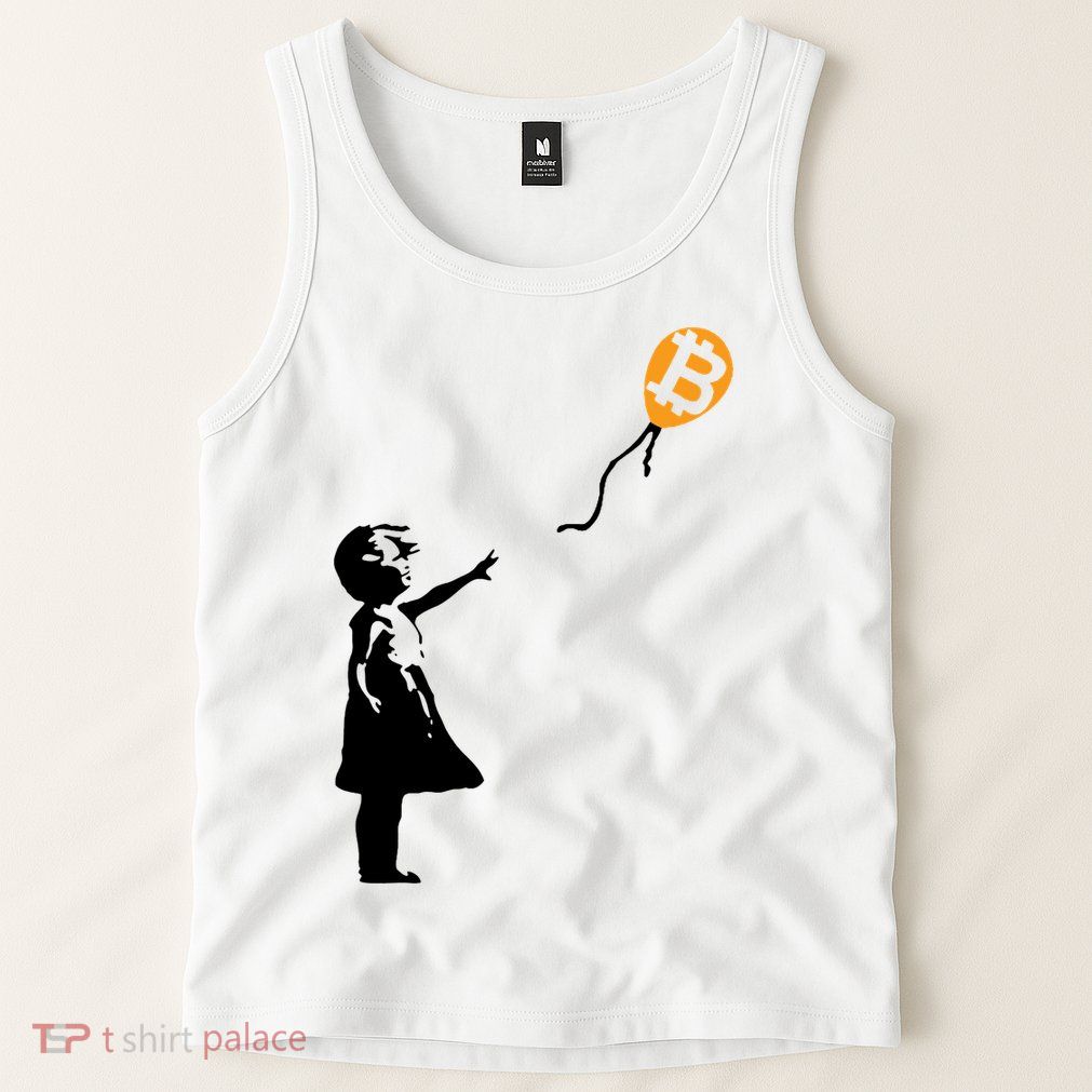 Bitcoin Balloon Cryptocurrency Tank Top