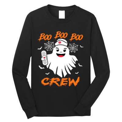 Boo Boo Crew Nurse Halloween Nurse Long Sleeve Shirt