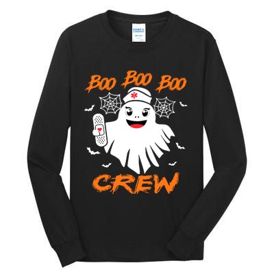 Boo Boo Crew Nurse Halloween Nurse Tall Long Sleeve T-Shirt