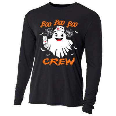 Boo Boo Crew Nurse Halloween Nurse Cooling Performance Long Sleeve Crew