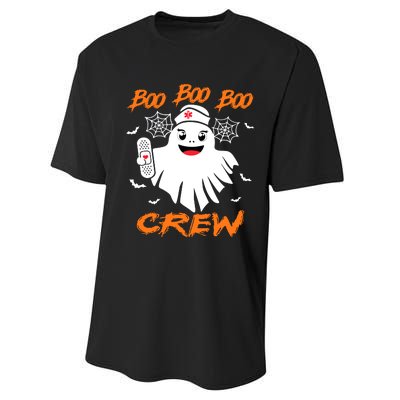 Boo Boo Crew Nurse Halloween Nurse Performance Sprint T-Shirt