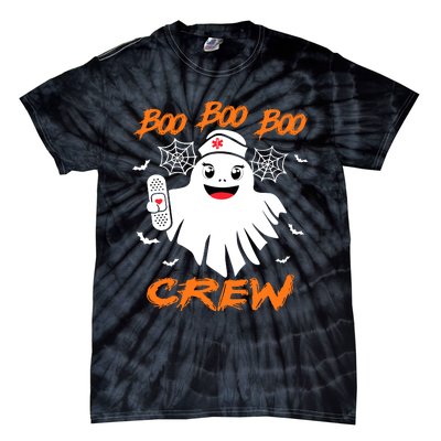 Boo Boo Crew Nurse Halloween Nurse Tie-Dye T-Shirt