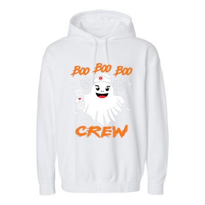 Boo Boo Crew Nurse Halloween Nurse Garment-Dyed Fleece Hoodie