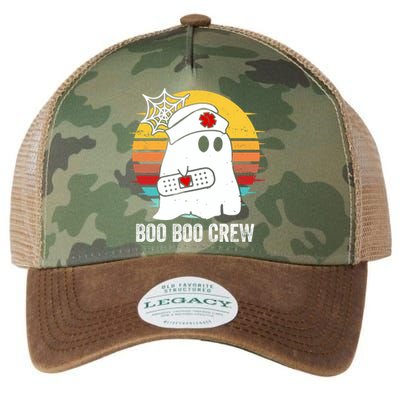 Boo Boo Crew Funny Nurse Halloween Ghost Costume Cute Gift Legacy Tie Dye Trucker Hat