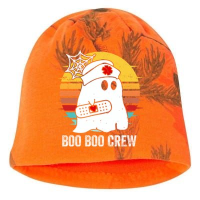 Boo Boo Crew Funny Nurse Halloween Ghost Costume Cute Gift Kati - Camo Knit Beanie