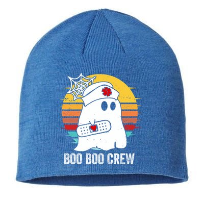 Boo Boo Crew Funny Nurse Halloween Ghost Costume Cute Gift Sustainable Beanie