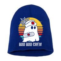 Boo Boo Crew Funny Nurse Halloween Ghost Costume Cute Gift Short Acrylic Beanie