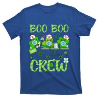 Boo Boo Crew Nurse St Patrick's Day Shamrock Face Mask Nurse Funny Gift T-Shirt