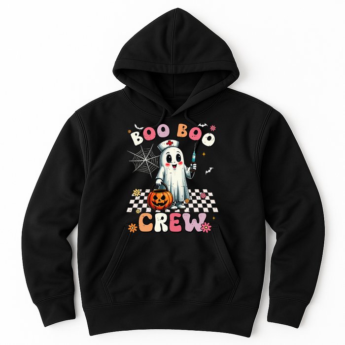 Boo Boo Crew Halloween Ghost Nurse Hoodie