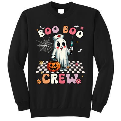 Boo Boo Crew Halloween Ghost Nurse Sweatshirt