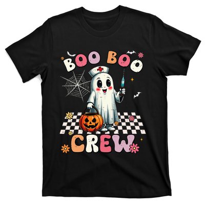 Boo Boo Crew Halloween Ghost Nurse T-Shirt