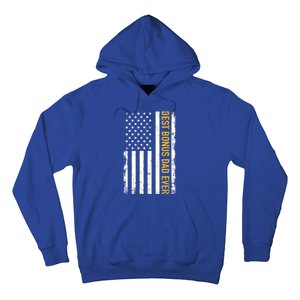 Best Bonus Dad Ever With Us American Flag Gift Hoodie