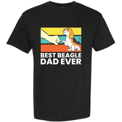 Best Beagle Dad Ever Funny Beagle Dog Dad Garment-Dyed Heavyweight T-Shirt