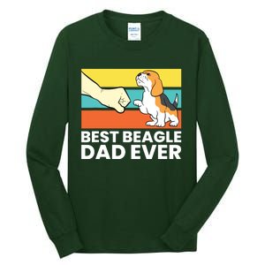 Best Beagle Dad Ever Funny Beagle Dog Dad Tall Long Sleeve T-Shirt