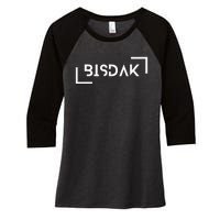 Bisdak Bisayang Dako Pinas Women's Tri-Blend 3/4-Sleeve Raglan Shirt