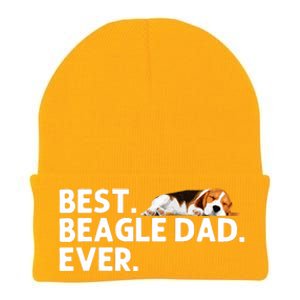 Best Beagle Dad Art For Father Beagle Dog Beagle Lover Knit Cap Winter Beanie