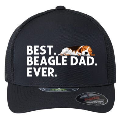 Best Beagle Dad Art For Father Beagle Dog Beagle Lover Flexfit Unipanel Trucker Cap