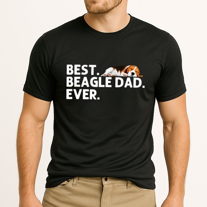 Best Beagle Dad Art For Father Beagle Dog Beagle Lover Performance Shirt
