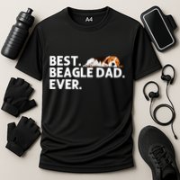 Best Beagle Dad Art For Father Beagle Dog Beagle Lover Performance Shirt