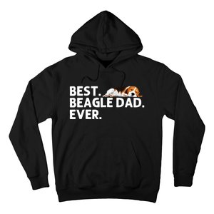 Best Beagle Dad Art For Father Beagle Dog Beagle Lover Hoodie