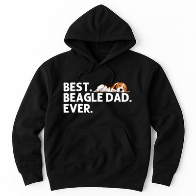 Best Beagle Dad Art For Father Beagle Dog Beagle Lover Hoodie